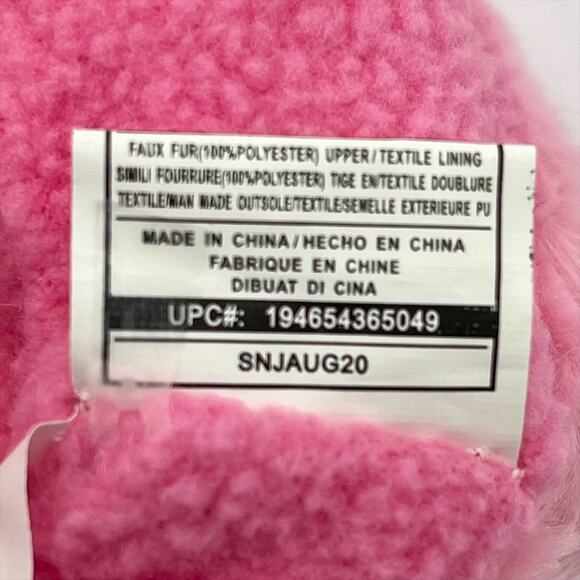 Simple Joys by Carter Amory Fuzzy Bunny Slipper Pink Size XL (11-12) - Picture 11 of 11